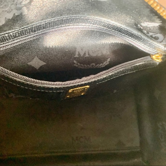 MCM Black Boston FIRM bag Handbag Purse - Picture 14 of 14
